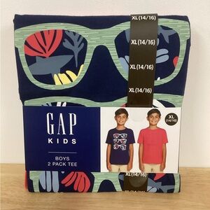 NWT GAP Kids Boys 2 Pack Tees Size XL 14/16